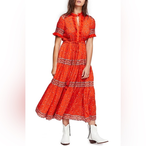 FREE PEOPLE Rare Feeling Maxi Dress - Picture 2 of 6